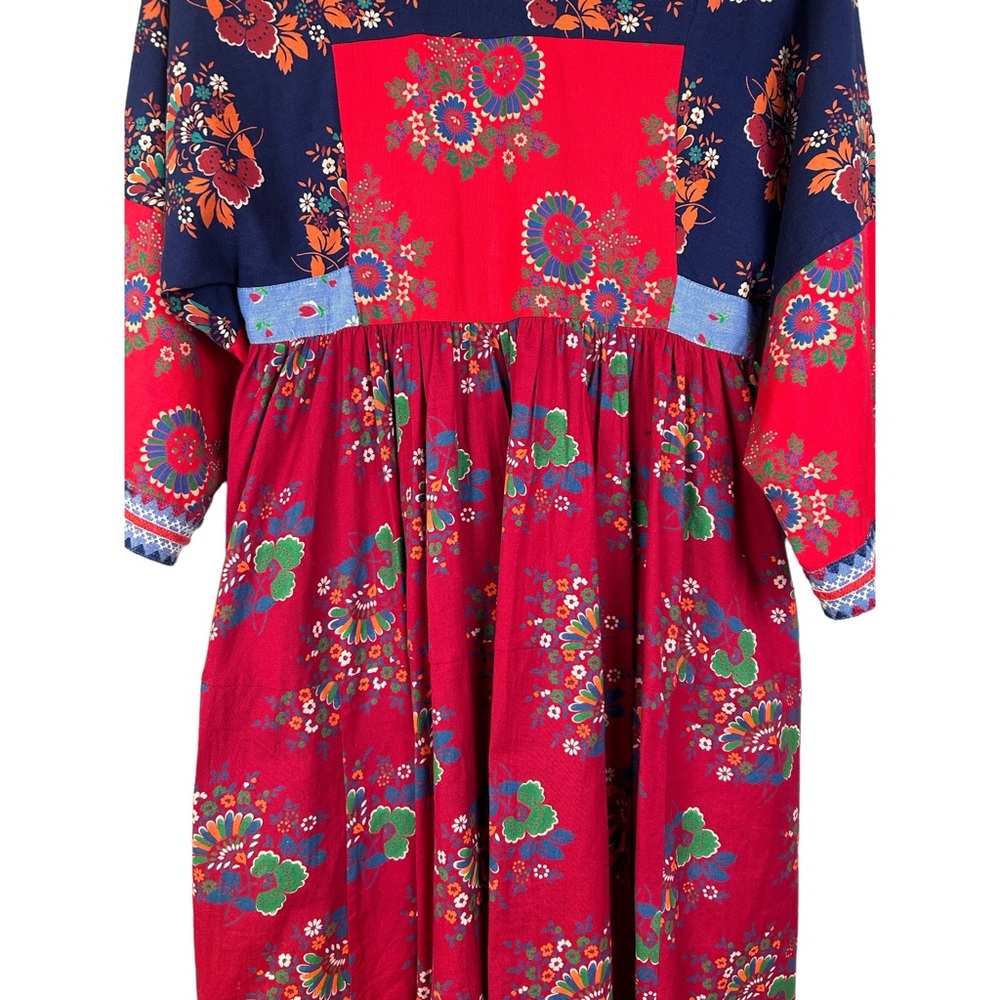 Ulla Johnson Milena Embroidered Patchwork Midi Dr… - image 7